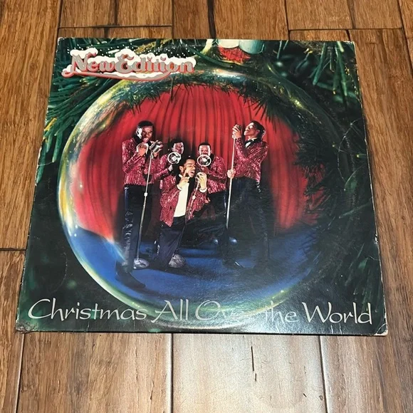 New Edition - “Christmas All Over The World” Vinyl LP - Picture 1 of 6
